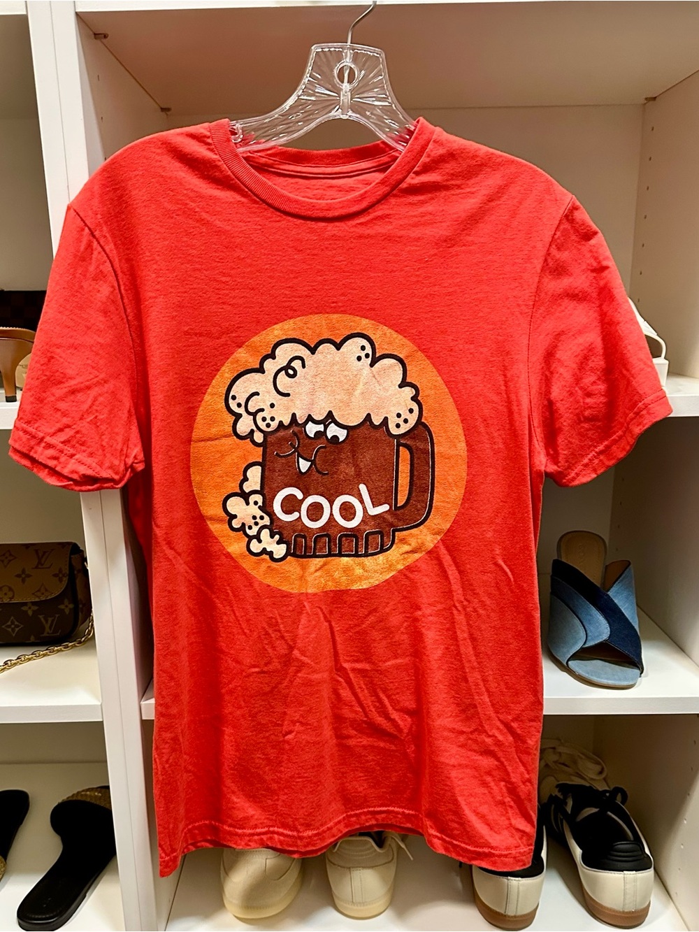 Retro 80s Root Beer Scratch n Sniff Sticker tee size S